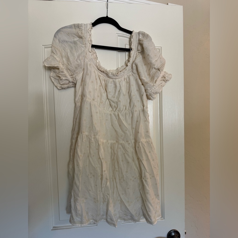 Old Navy Cream Mini Dress